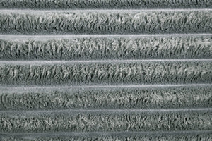 English Elm Convertible Corduroy Sofa Chair with Pull-Out Bed, Plush Throw Pillow, Space-Saving Comfort Smoke 17 L x 32 W x 44 H B089P296904