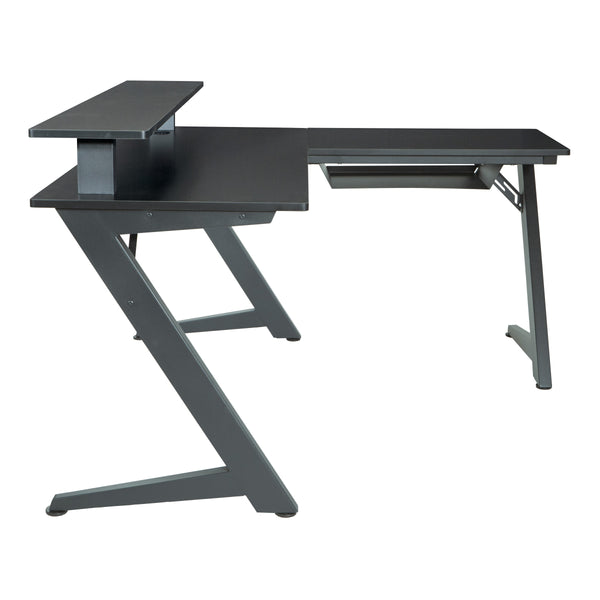 OSP Home Furnishings Avatar Battlestation Gaming Desk Black