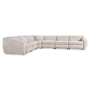 Bernhardt Bernhardt Avignon Fabric Power Reclining Sectional Midcentury Lounge for Large Living Rooms K2301