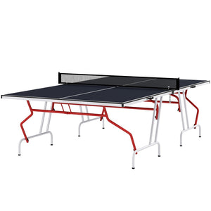 English Elm Soozier Quarter Fold Ping Pong Table Mdf Surface Steel Frame Ready to Play Set W2225P200632