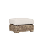 Havana Ottoman in Canvas Natural w/ Self Welt SW1701-OTT-5404 Sunset West