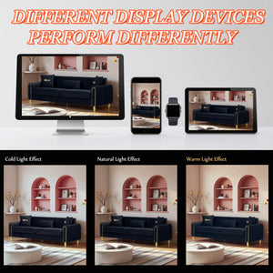 English Elm FX-P11-BK Modern 87.4" 3-Seater Sofa – Plush Upholstery, High-Res Foam, Pocket Springs, Metal Legs W576P360580