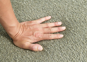 English Elm Contemporary Sculpted Barrel-Back Arm Chair with Smooth Casters, Neutral Textured Upholstery, Stylish Accent Seating Green 29 L x 32 W x 28 H B2741P401986