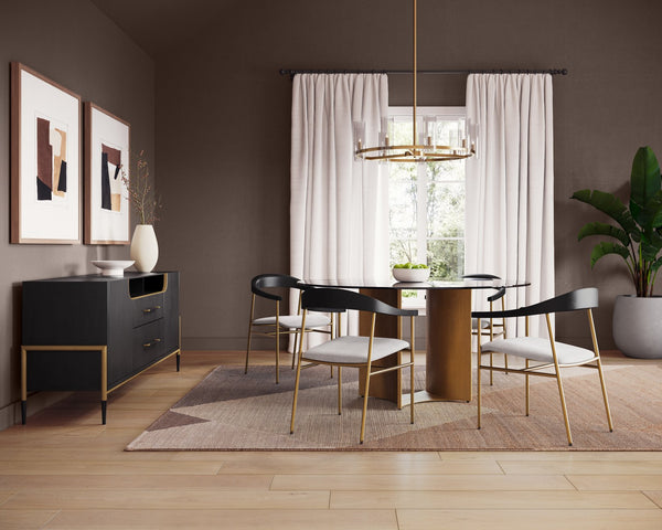 Sunpan Family Dynamics I - 40" X 40" Art In Dark Brown Frame, Celebrating Connections And Chaos Together Brown Glass A0422