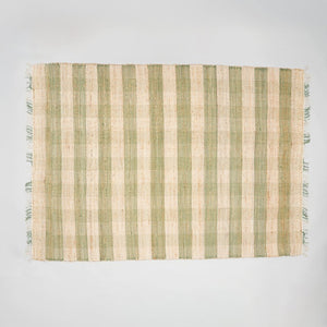 English Elm Area Rug, Handwoven Jute & Cotton Dark Brown Plaid 5X7 Ft - Durable, Rustic Charm For Any Space B346P321263