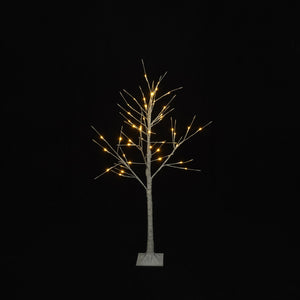 English Elm Set of Lighted Birch Tree with 216 Warm White LEDs, 3-Sizes 4/5/6FT, Indoor/Outdoor Romantic Decor N710P181843Y
