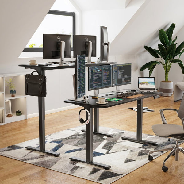 English Elm Stary Electric Standing Desk - Adjustable Height Home Office Solution For Enhanced Productivity & Comfort T3623P339398-GIGA