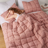 Intelligent Design Dream Puff Casual Down Alternative Comforter Set ID10-2309 Rose