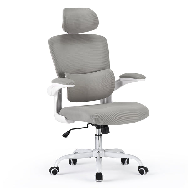 English Elm Ergonomic Office Chair With Adjustable Lumbar Support, Flip-Up Armrests & Stylish Modern Design T3623P380905