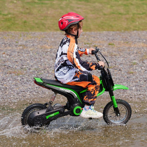 English Elm Aosom 12v Electric Kids Ride on Utv with Remote Control Suspension and Music System Green W2225P229307