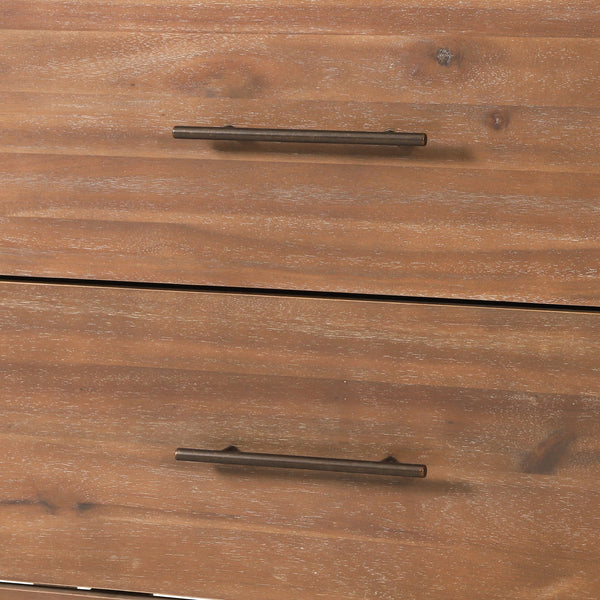 English Elm Christopher Knight Home® - Berghoff Acacia Wood 3-Drawer Dresser in Brown — Sustainable, California-Designed, Durable Storage Solution 70837.00