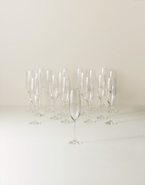 Lenox Tuscany Classics 18-Piece Champagne Flute Set Clear, NO COLOR GLASS,CRYSTAL 891670