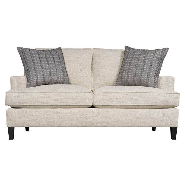 Bernhardt Bernhardt Addison Loveseat — Customizable Modern Loveseat With Welted Seams, Spring-Down Cushions, Tapered Legs - Made to Order B1485A