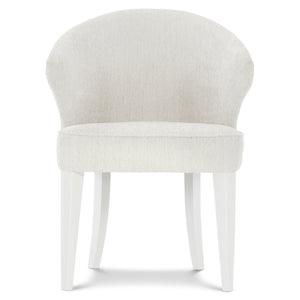 Bernhardt Bernhardt Silhouette Arm Chair — Upholstered Glamorous Transitional Accent Chair With Contrasting Legs 307542