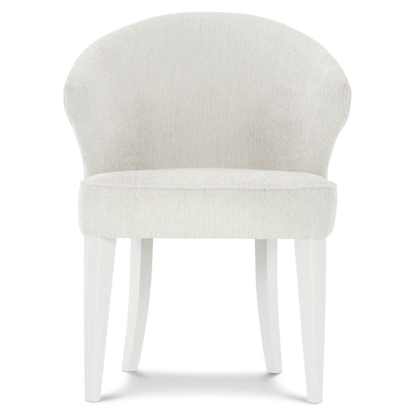 Bernhardt Bernhardt Silhouette Arm Chair — Upholstered Glamorous Transitional Accent Chair With Contrasting Legs 307542