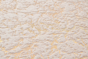 English Elm Luxury Faux Fur Area Rug - Beige & Gold-Gilded Chinchilla Design, Machine Washable Comfort & Style B030P233668