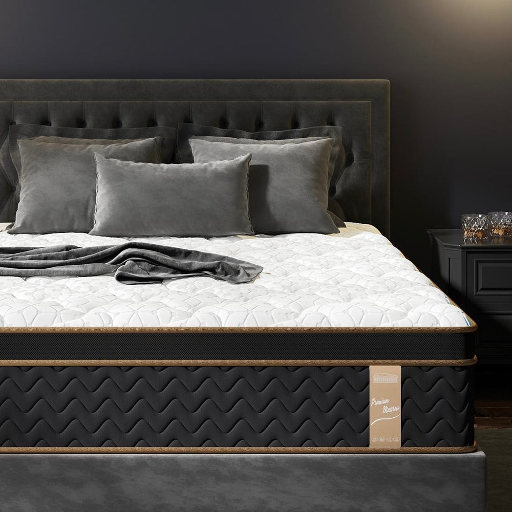 English Elm 10" Full Plush Hybrid Mattress Gel Foam Pocket Coils Cool Sleep Certipur Certified B2716P318185