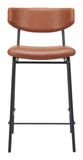 Charon Counter Stool - Set of 2 Vintage Brown 110262 Zuo Modern