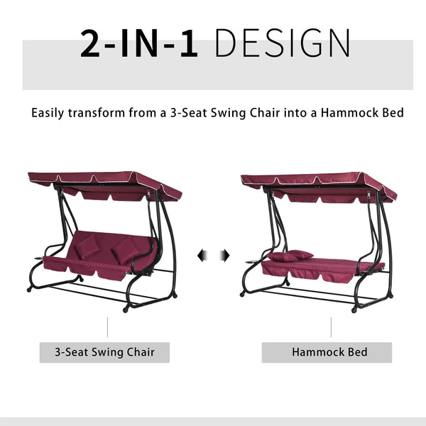English Elm 3 Piece Outdoor Pe Rattan Chaise Lounge Set with Adjustable Recline and Side Table T3971S00042