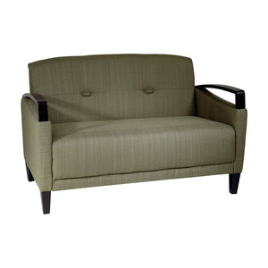 OSP Home Furnishings Main Street Loveseat Woven Seaweed