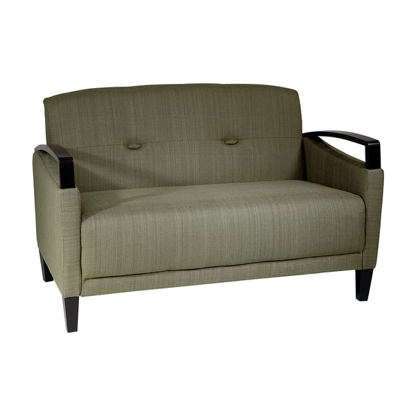 OSP Home Furnishings Main Street Loveseat Woven Seaweed