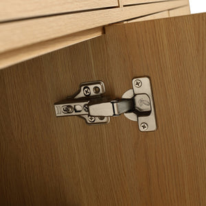 English Elm 60" Freestanding Bathroom Vanity 4-Soft Close Doors Original Oak Plywood KD-Pack Ready DIY Cabinet W1972P348988