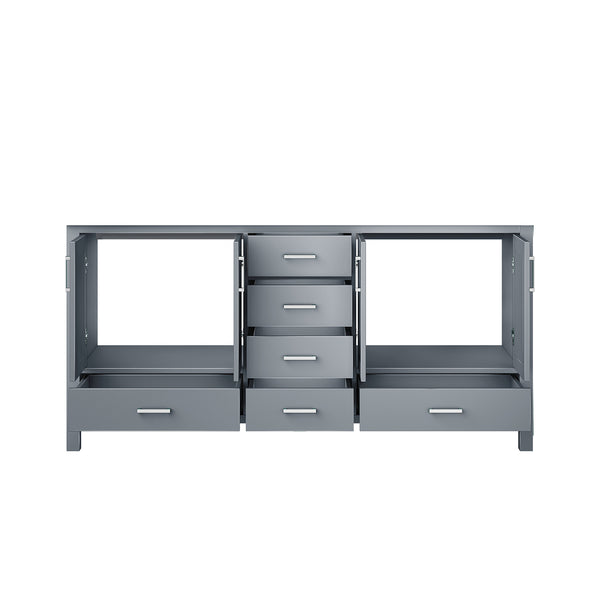 English Elm Dark Grey Double Bath Vanity - Stylish 72" W X 22" D Cabinet With Ample Storage & Soft-Close Drawers B2731P258907