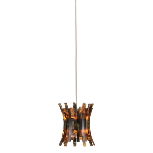 Alsop Round Multi-Drop Pendant Light - Glamorous Tortoise Shell Inspired Design for Elegant Spaces