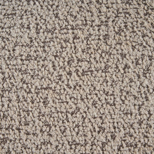 English Elm Indoor Boucle Upholstered Bench with Walnut Legs Textured Khaki Dining Seating N779P390675K