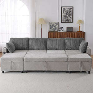 English Elm Swivel Barrel Accent Chair Chenille Tufted Round Club Seat for Living Room Lounge Grey N719S002230E