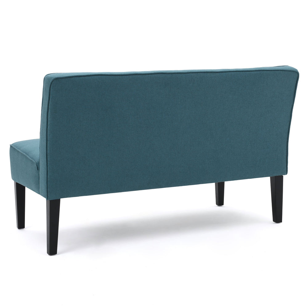 English Elm Christopher Knight Home® - Loveseat - Stylish Teal Upholstered Loveseat With Birch Legs For Modern Comfort & Chic Home Decor 57659.00DTE