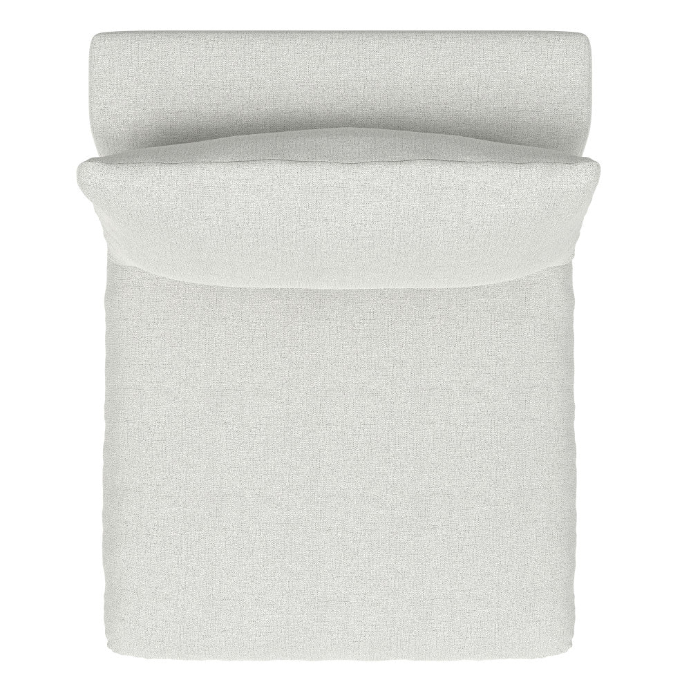 English Elm Jasmine Modular Center Sofa Module: Cloud Grey Comfort, Versatile Design, And Family-Friendly Durability B136P199272