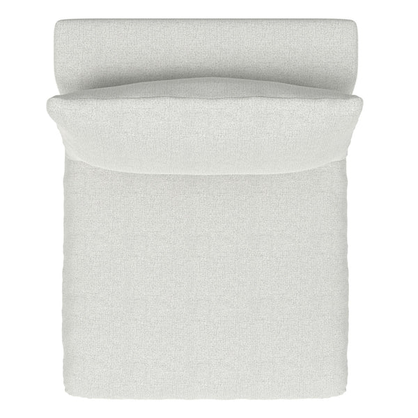 English Elm Jasmine Modular Center Sofa Module: Cloud Grey Comfort, Versatile Design, And Family-Friendly Durability B136P199272