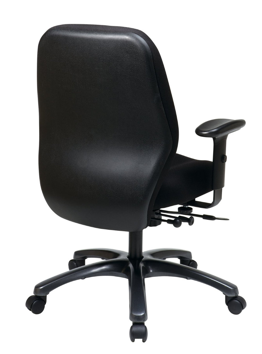 OSP Home Furnishings 24 Hour Ergonomic Office Chair with Lumbar Support Synchro Tilt and Heavy Duty Base 54666-231