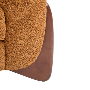 English Elm Christopher Knight Home® - 82Inches Caramel Boucle Sherpa Sofa - Plush Comfort, Modern Design, Cozy Living Room Essential N771P205090W_N771P205091W