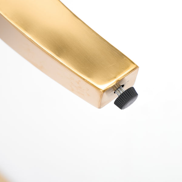 English Elm Chenille Modern Dining Chair with Curved Gold-Plated Legs, Rivet Trim, Textured Upholstery Comfort Beige W1143P332684