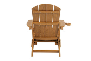 English Elm Lounge Chair: Teak Wood Finish, All-Weather Comfort, Foldable Design & Durable Hips For Year-Round Use W2085P362404