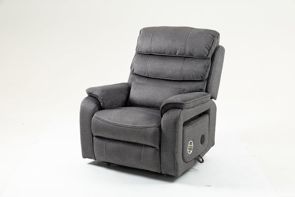 English Elm Lounge Electric Lift Chair With 180° Recline, Massage, Heating, Storage & Wireless Charging Options W547S00058