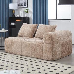 English Elm United Chenille Loveseat Sofa – Stylish Modular Sleeper For Small Spaces, Comfort & Versatility! W1568P255135-GIGA