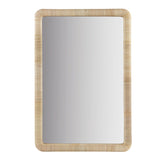 Nova Casual Natural Rattan Rectangle Wall Mirror