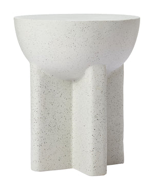 Molli Side Table White 110192 Zuo Modern