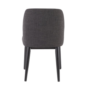 English Elm Mason Swivel Dining Chairs Faux Leather Upholstered with Steel Base Set of 2 B202P223878