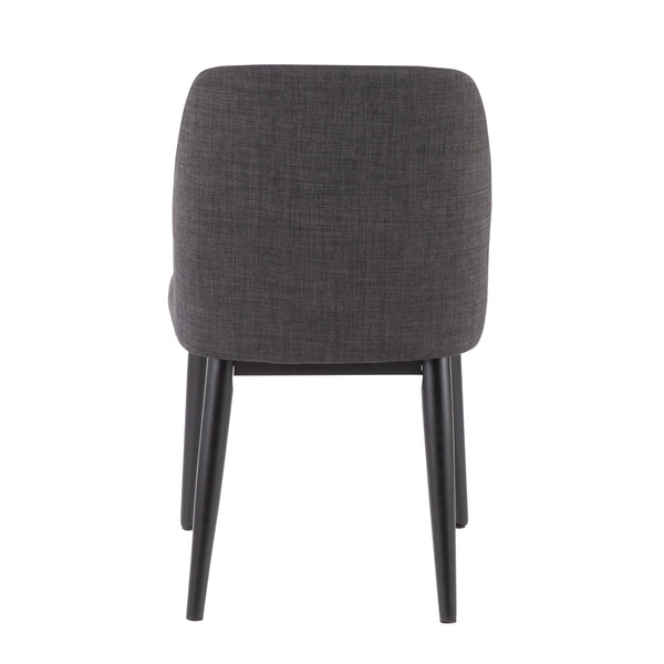 English Elm Mason Swivel Dining Chairs Faux Leather Upholstered with Steel Base Set of 2 B202P223878