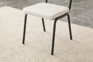English Elm Dining Chairs Set of 2 Velvet Upholstered with Hangable Arms and Metal Legs W3493P449276