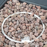 Christopher Knight Home® - Noble House - Wellington Outdoor 50,000 Btu Square Fire Pit (No Tank Holder)