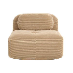 English Elm Hamlet Corduroy L-shaped Sectional Sofa with Pillows for Modern Living Rooms Camel W714P323637