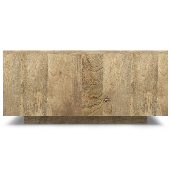 English Elm Lockhart Natural Square Coffee Table — Handcrafted Mango Wood, 30" x 30" Modern Urban Centerpiece B136P203476