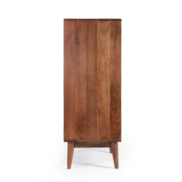English Elm Christopher Knight Home® - CHEST Mango Wood 3-Drawer Light Oak Mid-Century Modern Nightstand with Display Cubby, 20x41" 69425.00