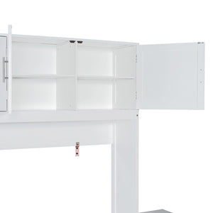 English Elm Queen Murphy Bed With Desk & Storage Shelves - Versatile, Space-Saving Solution For Modern Homes N820S10034K-GIGA