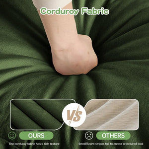 English Elm Slipcovered U-Shape Sectional Sofa For Ultimate Comfort, Soft Chenille Fabric With Removable Covers W3041S00056-GIGA